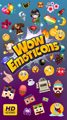 Wow Emoticons - Amazing Emojiのおすすめ画像1