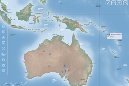 World Map Atlas With Countries