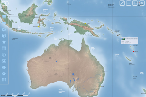 World atlas & world map MxGeo