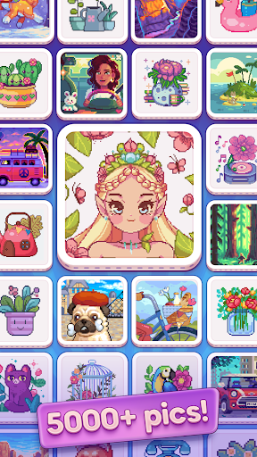 Pixelwoods: Color by number - Puzzle - games