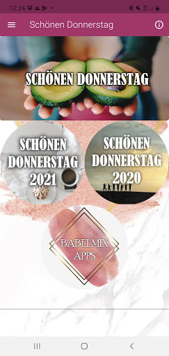 Android application SCHÖNEN DONNERSTAG ALLE screenshort