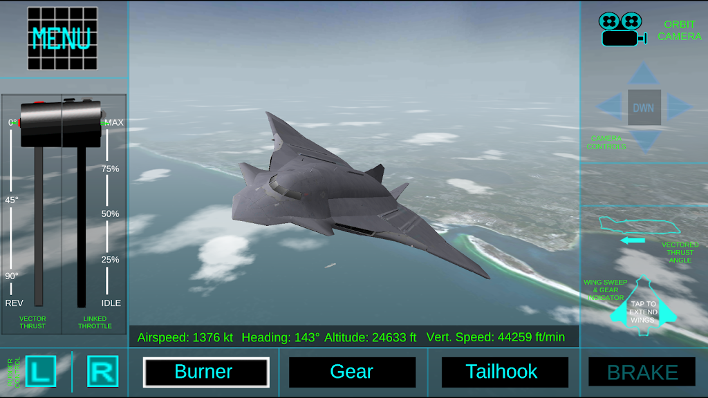 screenshot of National Flight Academy version 1.1