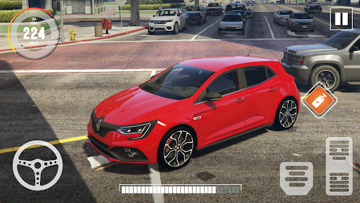 Drive Renault Megane Car Game