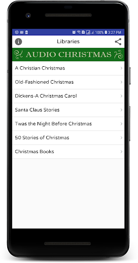 Android application Christmas Stories Audio Set screenshort