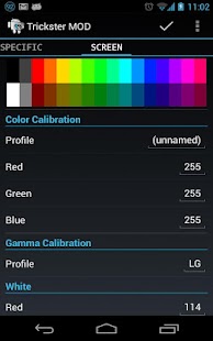 Trickster MOD Kernel Settings Screenshot