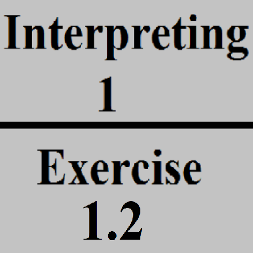 Interpreting exercise 1.2