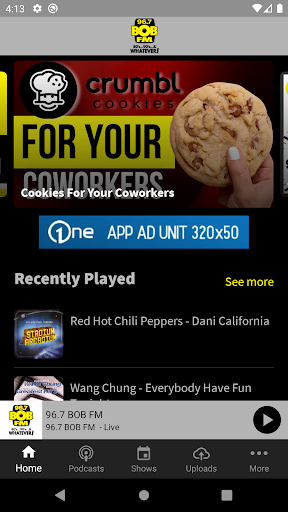 Android application 96.7 Bob Radio screenshort