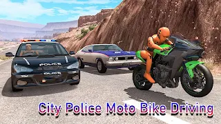 City Police Moto Bike Crash - Screenshot 1