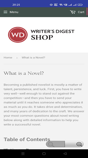 All About Novels Screen 2
