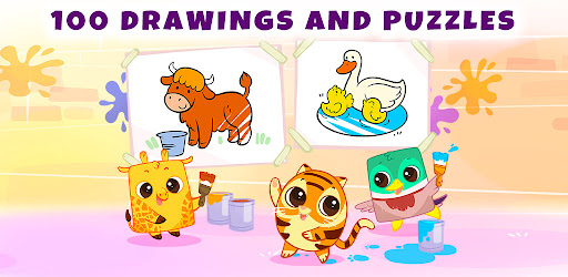 Bibi Drawing & Color Kids Game অ্যান্ড্রয়েড অ্যাপ অফিশিয়াল ভিডিও ট্রেলার কভার আর্ট