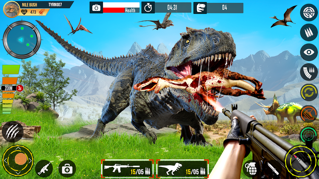 Dinosaurus Berburu Dino Nyata 3.0.0 APK + Mod (Unlimited money) untuk android