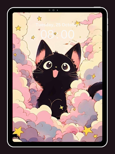 Anime Cat Wallpaper 4K