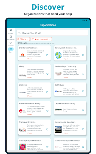 Screenshot of JustServe