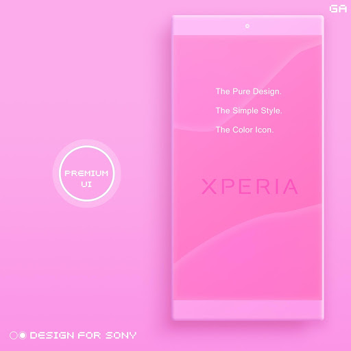 Android application Theme XPERIA ON | Be Red screenshort