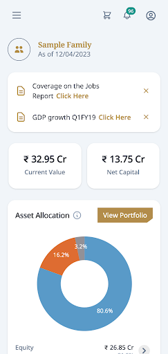 Android application ASK Wealth screenshort