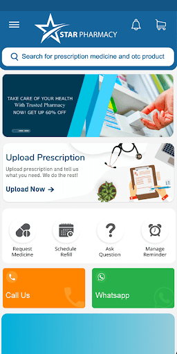 Android application Star Pharmacy screenshort