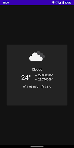 Personal Weather Forecast Screen 2