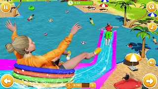 Water Slide Uphill Rush Races - Screenshot 2
