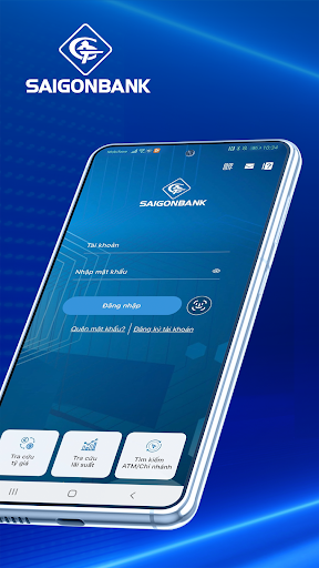 Android application SAIGONBANK Smart Banking screenshort