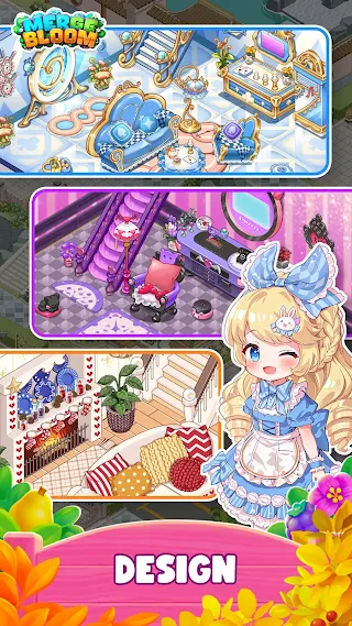 Merge Bloom - Garden games - Screenshot 3
