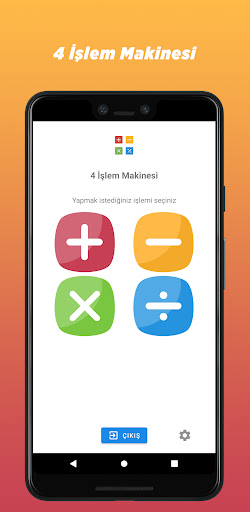 Android application 4 Operation Robot screenshort