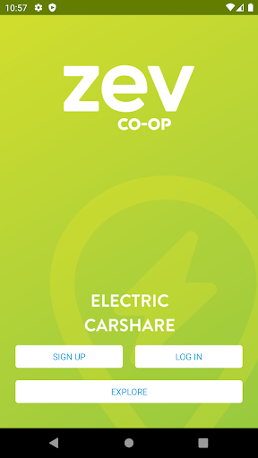 Android application ZEV co-op screenshort
