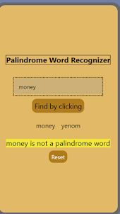 Palindrome App by Nathan