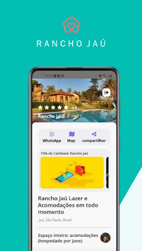 Android application Rancho Jaú screenshort