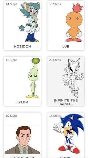 How to Draw Sonike all heroes