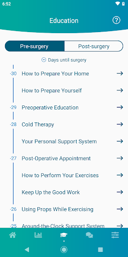 mymobility Patient App Screen 3