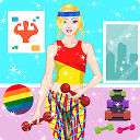 Herunterladen Gym Style - Doll Dress up Games Installieren Sie Neueste APK Downloader