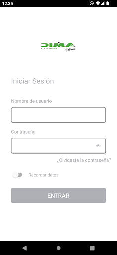 Android application DIMA GESTION screenshort