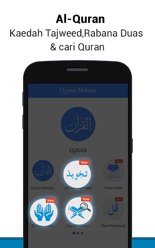 Android application Al Quran Bahasa Melayu MP3 screenshort