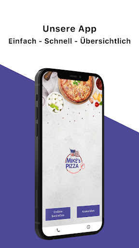 Android application Mikes Pizza screenshort