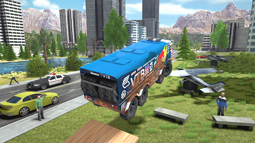 Offroad Truck Hill Racing apkpoly screenshots 9