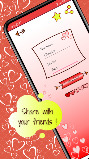 Proof of love with name, date and fingerprint love