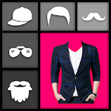 Men Photo Collage : insta blur - man hair style icon