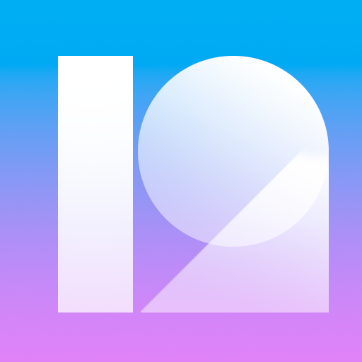 Icon pack in the style of MIUI logo