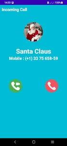 Santa Claus Video Call Fake