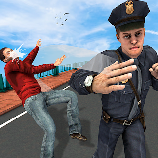 Slap City Cop Run Escape Game