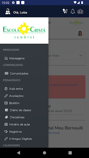 Android application Escola Cristã Jundiaí screenshort