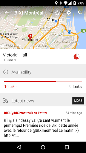 Montreal BIXI Bike - MonTrans… Screen 2