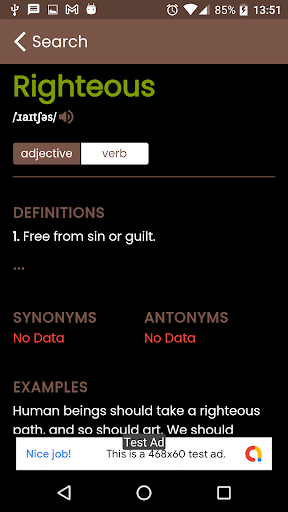 ENGLISH Pocket Dictionary! Screen 3