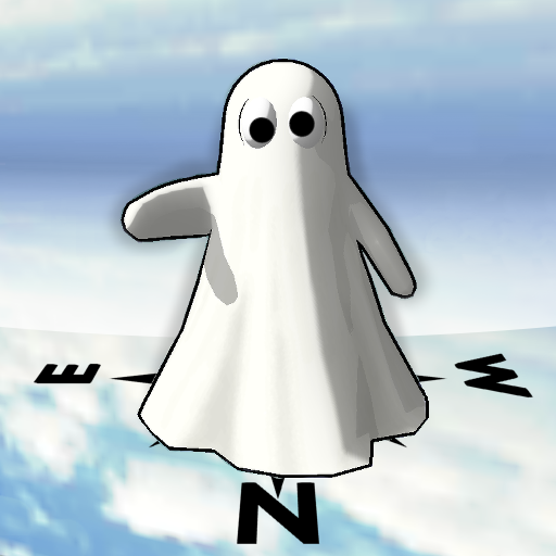 Cartoon Compass 3D logo