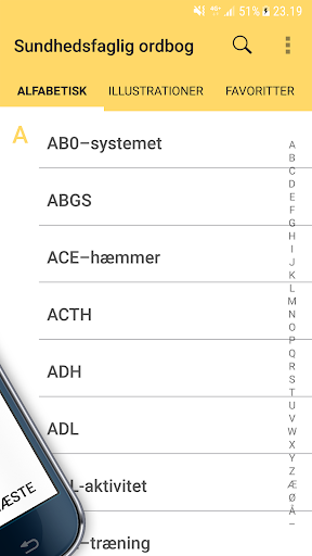 Sundhedsfaglig ordbog Screen 3