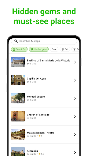Malaga Tour Guide:SmartGuide screenshot 2