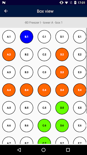 Android application eLabInventory screenshort
