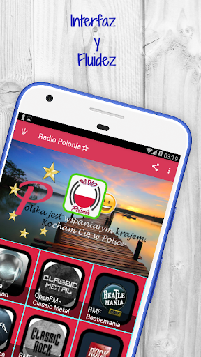 Android application Radio Polonia Emisora Polska screenshort