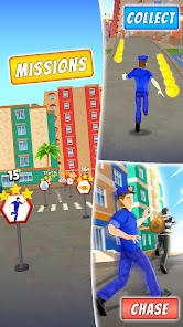 Snímek obrazovky 2 Police Street Chaser Game android