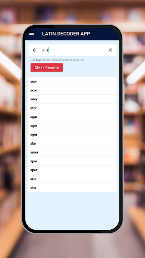 Latin Decoder Screen 2